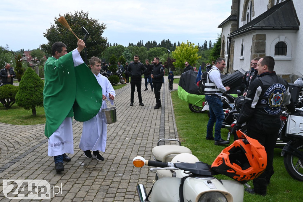 Motocykliści dojechali do Miętustwa
