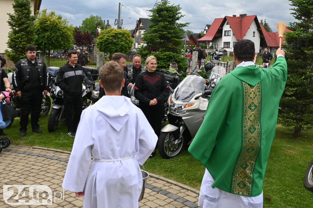 Motocykliści dojechali do Miętustwa
