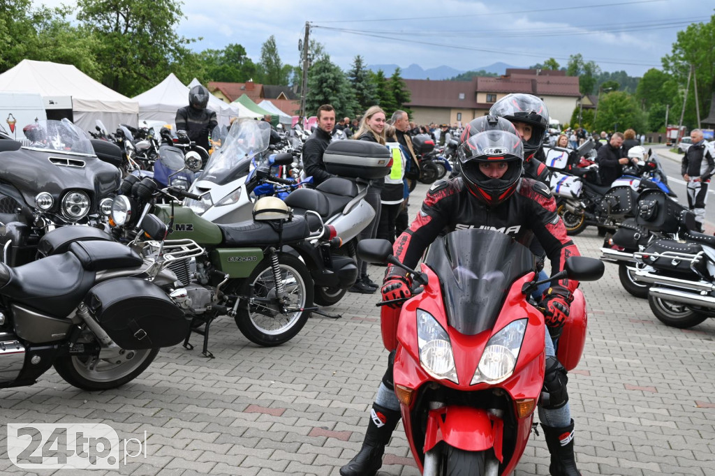 Motocykliści dojechali do Miętustwa