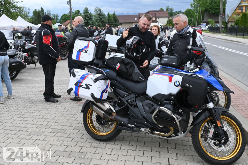 Motocykliści dojechali do Miętustwa