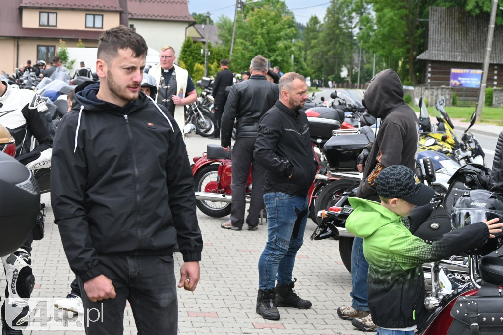 Motocykliści dojechali do Miętustwa