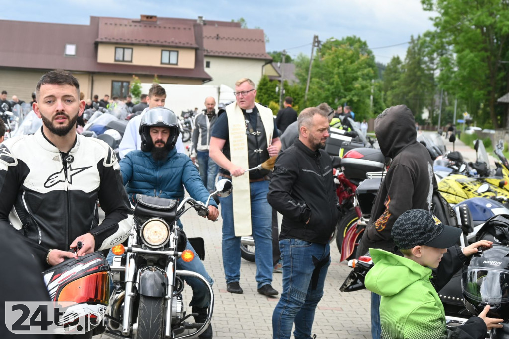 Motocykliści dojechali do Miętustwa