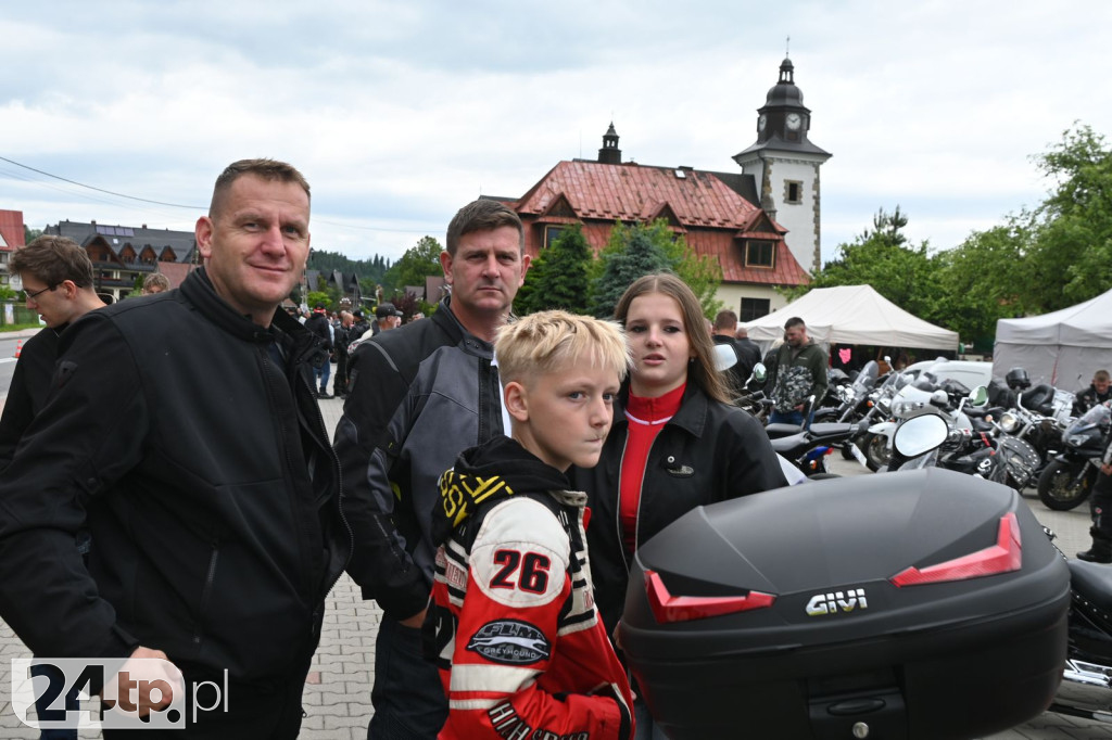 Motocykliści dojechali do Miętustwa
