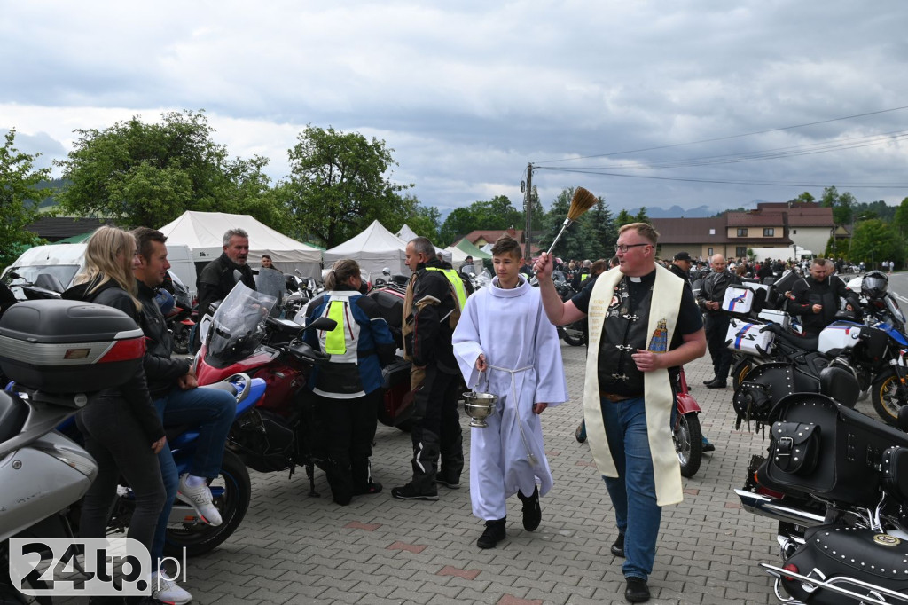 Motocykliści dojechali do Miętustwa