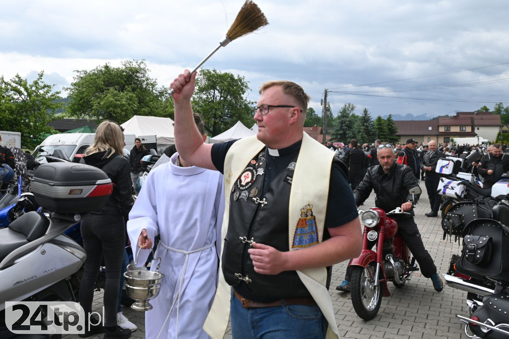 Motocykliści dojechali do Miętustwa