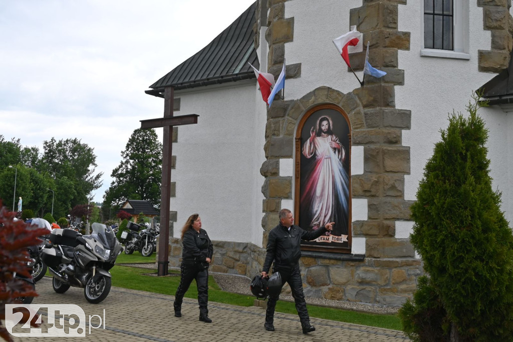 Motocykliści dojechali do Miętustwa