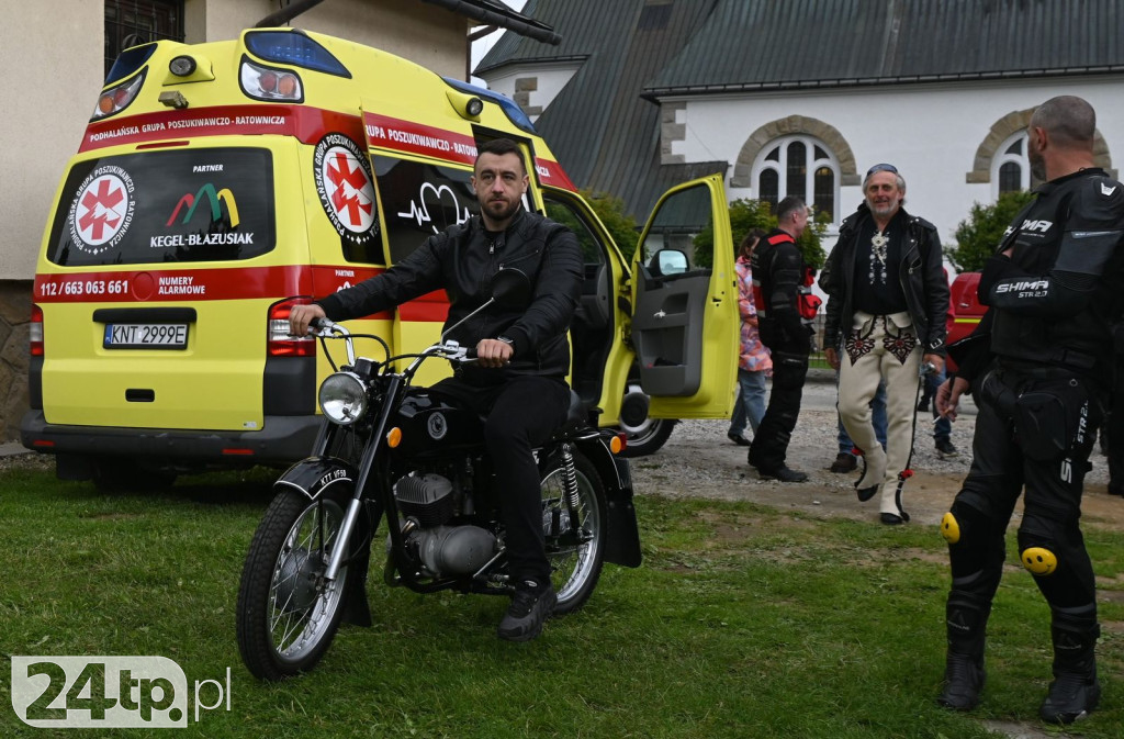 Motocykliści dojechali do Miętustwa