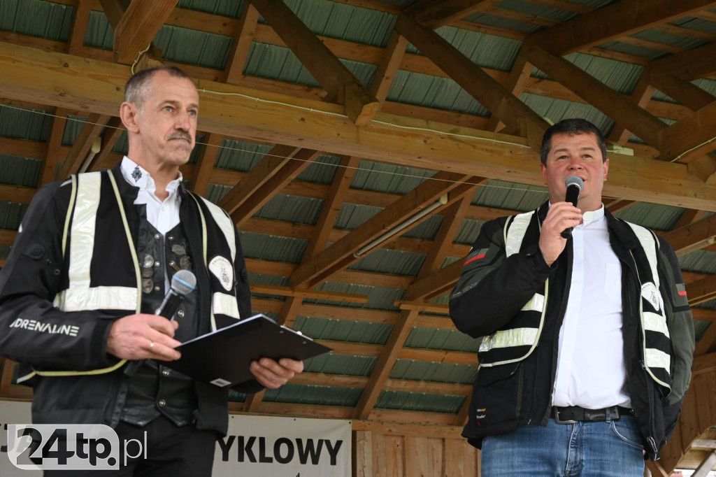 Motocykliści dojechali do Miętustwa