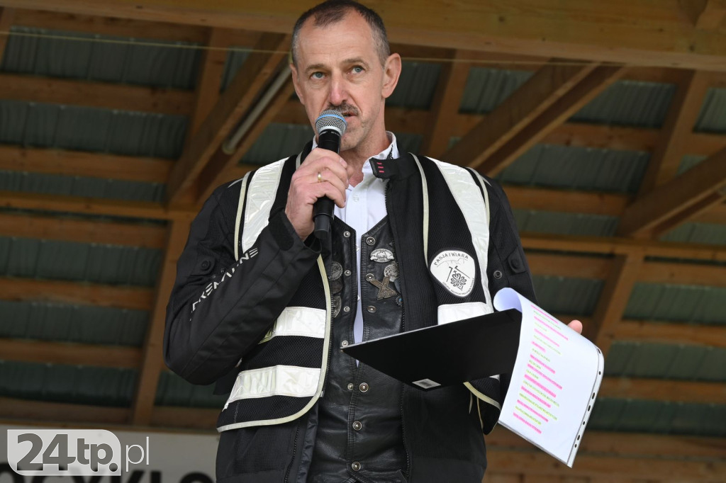 Motocykliści dojechali do Miętustwa