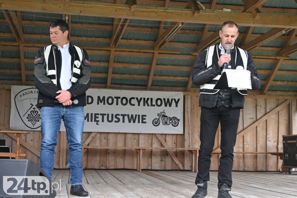 Motocykliści dojechali do Miętustwa