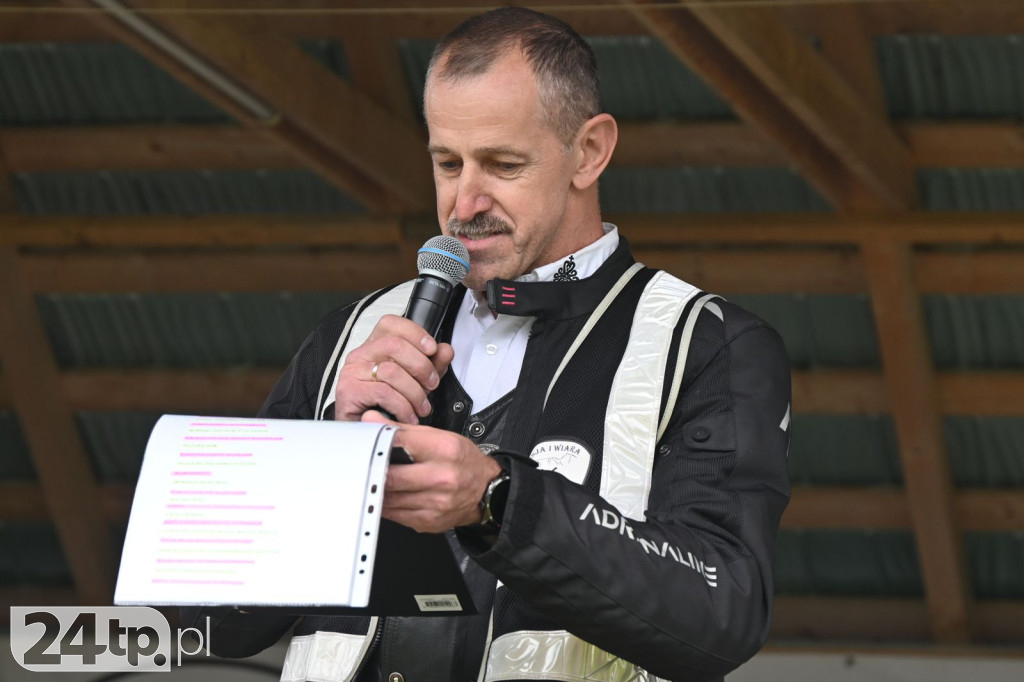 Motocykliści dojechali do Miętustwa