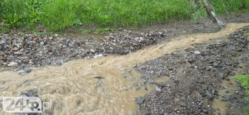 Oberwanie chmury w Białym Dunajcu