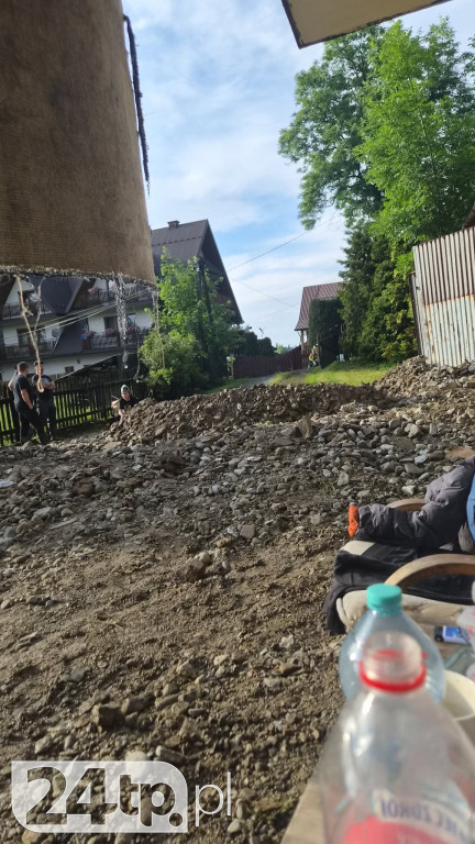 Oberwanie chmury w Białym Dunajcu