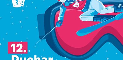 Slalom gigant na stoku Stacji Narciarskiej Harenda