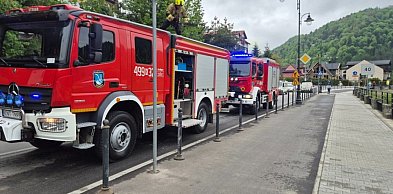 Kolizja trzech osobówek w Szczawnicy