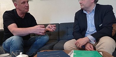 Pomysły i współpraca. Rozmowa burmistrza ze spadkobiercą uzdrowiska