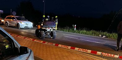 Wypadek quada w Jabłonce