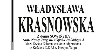 Władysława Krasnowska