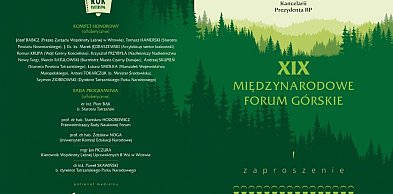 Międzynarodowe Forum Górskie pod hasłem „Gospodarcze oblicze Podhala”