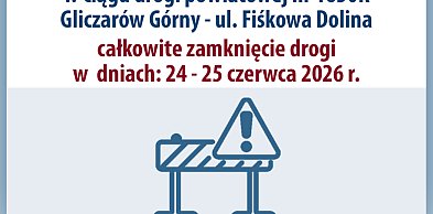 Zamknięcie drogi w Gliczarowie Górnym