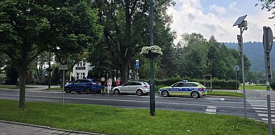 Stłuczka na ul. Kościuszki w Zakopanem