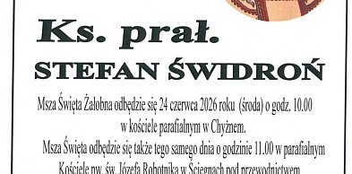 Ks. prał. Stefan Świdroń