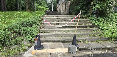 Tropem naszej interwencji. Schody zostały zreperowane
