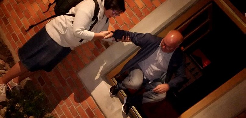 Tomasz Zimoch skorzystał z nietypowego wyjścia