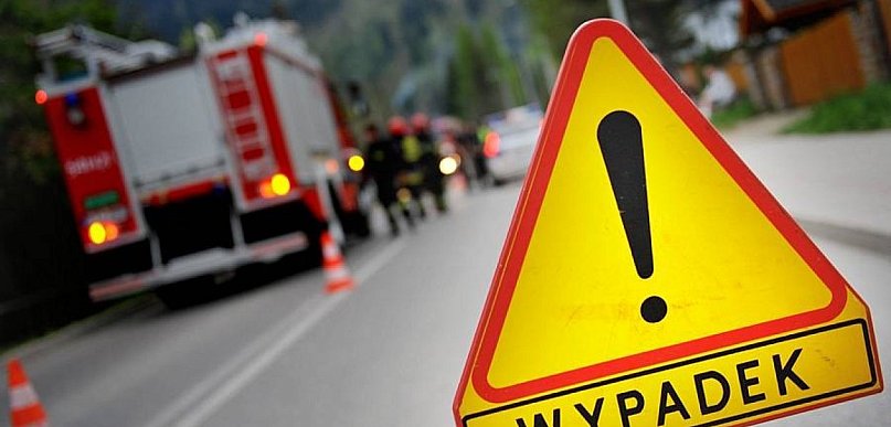  Wypadek na Zakopiance w Myślenicach. Droga w kierunku Zakopanego…