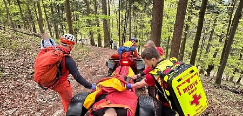 Zasłabnięcie w rejonie Trzech Koron
