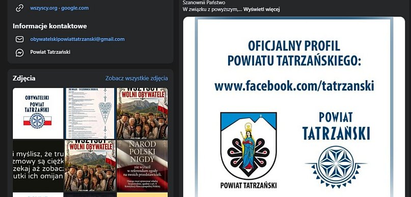 Wolni Obywatele Niepodległej przepraszają za wprowadzanie ludzi w błąd