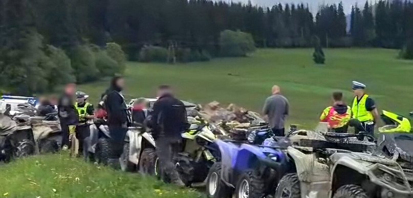 Drony i kontrole w terenie. Służby kontra quady w gminie Kościelisko