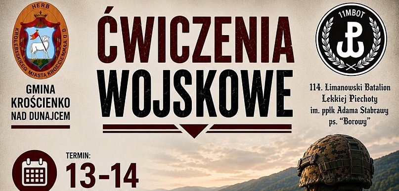 Ćwiczenia wojskowe w gminie Krościenko